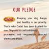 imageCadet Premium Grade Beef Hide for Dogs Long Lasting Rawhide Donut Bone Single Ingredient Dog Chews 8 Inch 1 Count