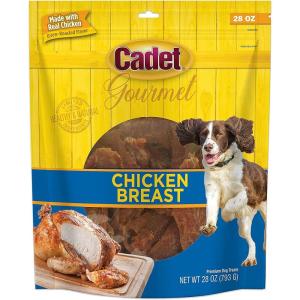 imageCadet Chicken Breast Jerky Dog Treats 28 Ounces Per Bag 2 Pack
