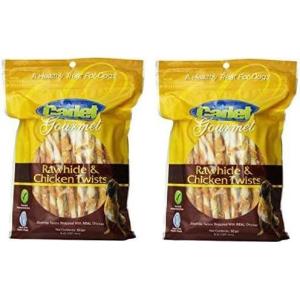 imageCadet Gourmet 07220 50 pc Rawhide ampamp Chicken Twists Dog Treats  Quantity 22