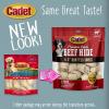 imageCadet Premium Grade Beef Hide Dog Chews 4quot5quot LongLasting Knotted Rawhide Bones SingleIngredient Natural Flavor 1 Pound