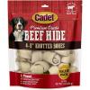 imageCadet Premium Grade Beef Hide Dog Chews 4quot5quot LongLasting Knotted Rawhide Bones SingleIngredient Natural Flavor 1 Pound