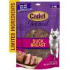 imageCadet Gourmet Duck Breast Jerky Dog Treats Healthy LongLasting HighProtein Training Treats for Small ampamp Large Dogs 40 ozDuck Breast