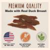 imageCadet Gourmet Duck Breast Jerky Dog Treats Healthy LongLasting HighProtein Training Treats for Small ampamp Large Dogs 40 ozDuck Breast