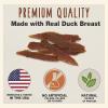 imageCadet Gourmet Duck Breast Jerky Dog Treats Healthy LongLasting HighProtein Training Treats for Small ampamp Large Dogs 40 ozDuck Breast