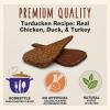 imageCadet Gourmet Homestyle Turducken Recipe Jerky Chews for Dogs Healthy Natural Dog Training Treats Made with Real Turkey Duck ampamp Chicken 14 oz
