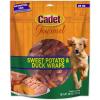 imageCadet Gourmet Sweet Potato ampamp Chicken Wraps LimitedIngredient Dog Chews Healthy and Natural Training Treats for Small and Large Dogs 14 ozDuck  Sweet Potato