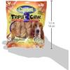 imageCadet Gourmet Triple Chews LongLasting Pork Hide Sticks with Sweet Potato and Chicken Healthy Dog Treats for Small ampamp Large Dogs 6 CountChicken