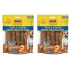 imageCadet Gourmet Triple Chews LongLasting Pork Hide Sticks with Sweet Potato and Chicken Healthy Dog Treats for Small ampamp Large Dogs 6 CountChicken