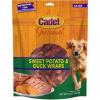 imageCadet Gourmet Sweet Potato ampamp Chicken Wraps LimitedIngredient Dog Chews Healthy and Natural Training Treats for Small and Large Dogs 14 ozDuck  Sweet Potato