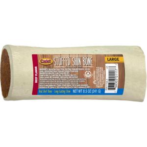 imageCadet Stuffed Shin Bone  Highly Digestible High Protein LongLasting Dog Chew Bone for Aggressive Chewers Supports Dental Health  Bully Stick Flavor Large 1 CountBully Stick