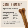 image:imageCadet Premium Grade Pressed Beef Hide Bones LongLasting Rawhide Dog Chews 8Inch 6 Count