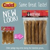 image:imageCadet Premium Grade Pressed Beef Hide Bones LongLasting Rawhide Dog Chews 8Inch 6 Count