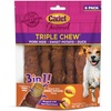 image:imageCadet Gourmet Triple Chews LongLasting Pork Hide Sticks with Sweet Potato and Duck Healthy Dog Treats for Small amp Large Dogs 18 Count