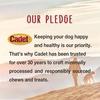 image:imageCadet Gourmet Beef Hide Twist Chew Sticks Long Lasting amp Natural Chew Treats for Dogs Inspected amp Tested in USA Duck Flavor 100 Count